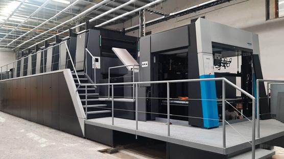 Production floor and printing equipment