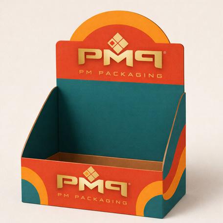 Sustainable POP display printed on recyclable boards