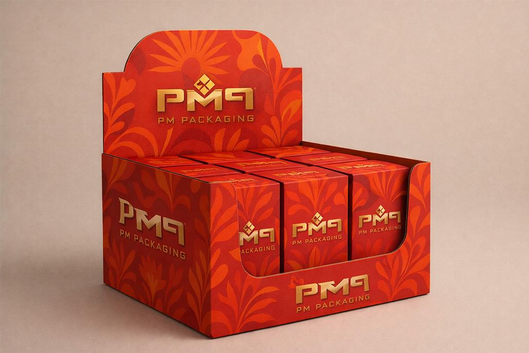 Retail Ready Packaging tray-and-hood with tear-away front for instant shelf display