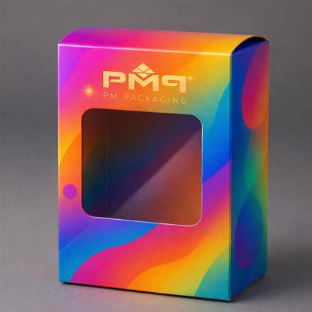 Eco‑forward window carton with recyclable paperboard and RPET film