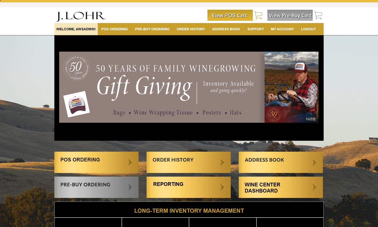 Screenshot fo Wizehub dashboard