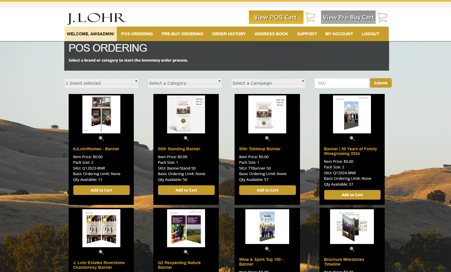 Screenshot fo Wizehub dashboard