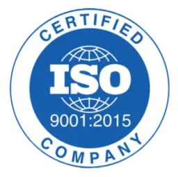 ISO 9001:2015 certification logo