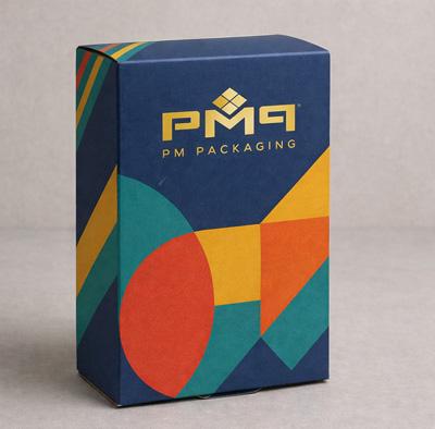 Detail of pre-glued crash-lock base for rapid assembly