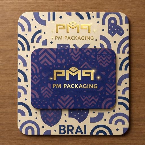 Sustainable gift card holder made with recyclable boards and soy inks