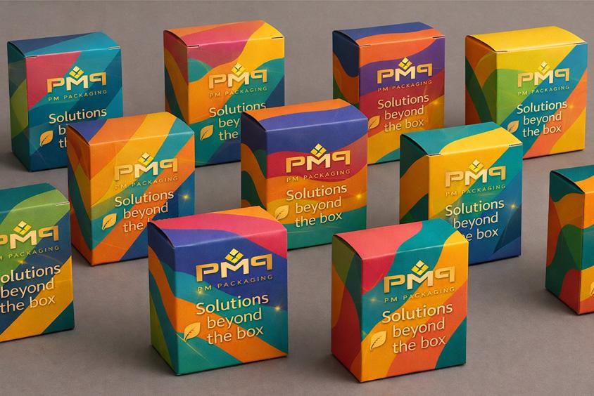 Reverse tuck carton with premium finishes and crisp edges